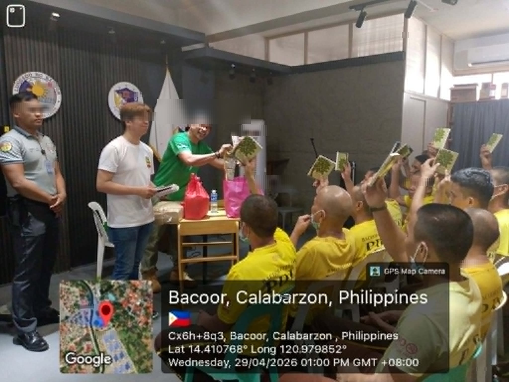 Worship and prayer ministry inside a local jail