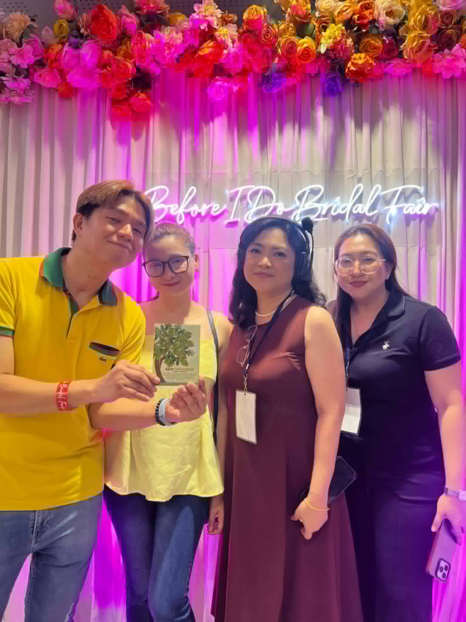 Dale Ferrer and the Before I Do team at the Bridal Fair