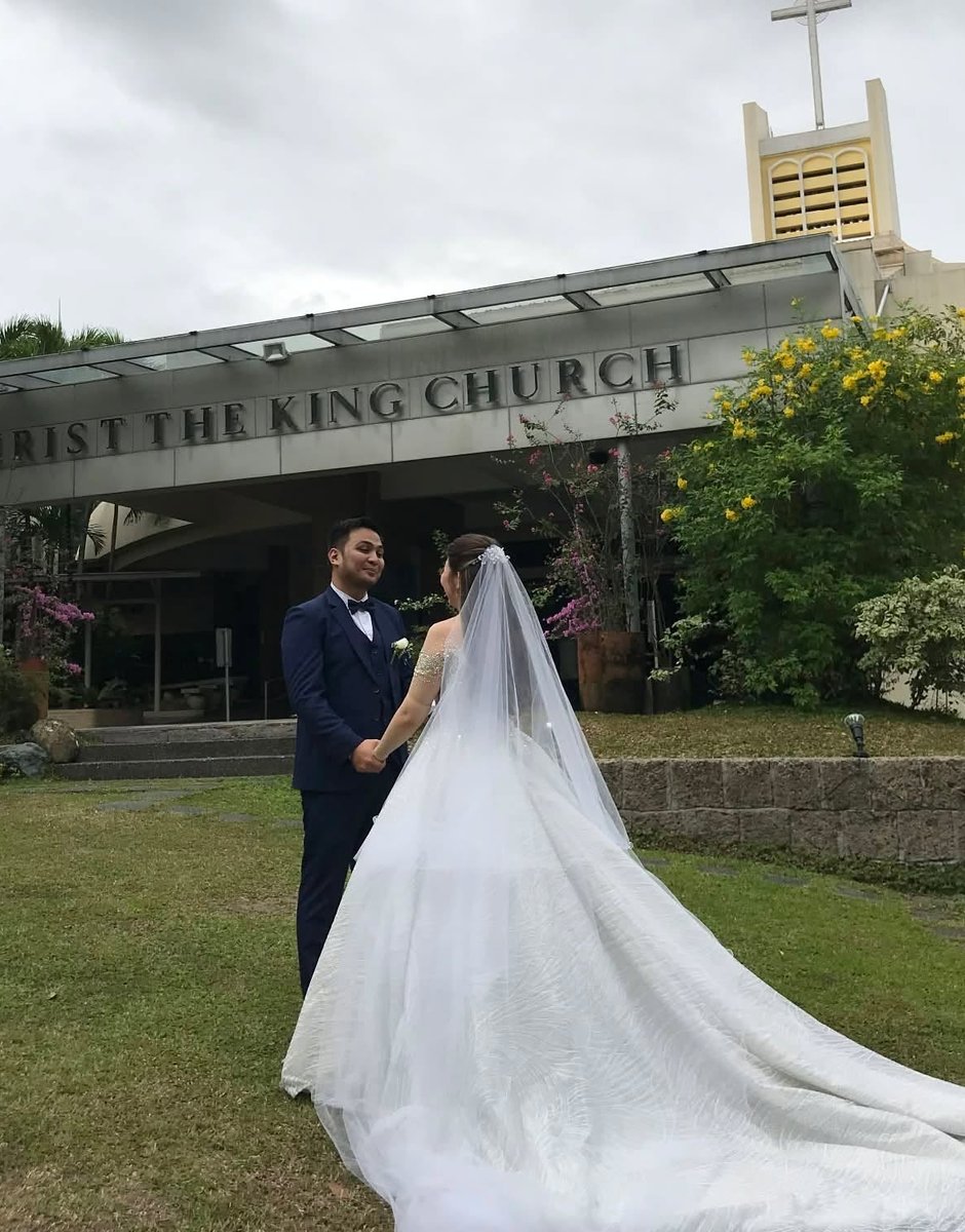 Jek and Georgene at Christ the King Church
