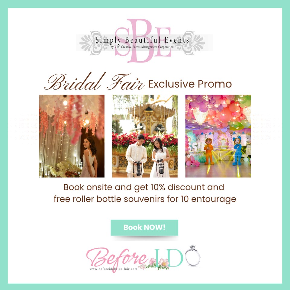 Simply Beautiful Events – 10% Cash Back Bridal Fair Promo