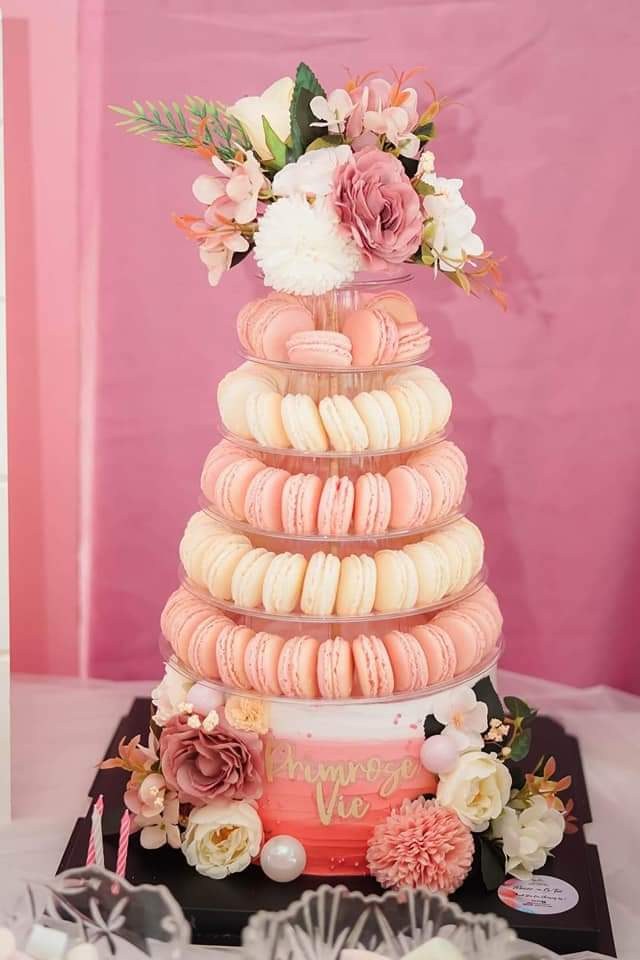 Macaron CI-TEA macaron cubes